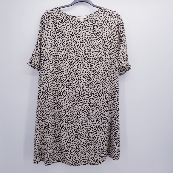 Leopard print shirt dress h&m Clearance